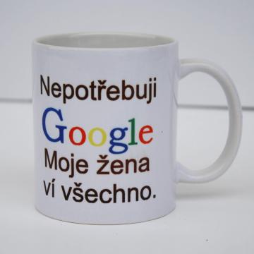 hrníček nepotřebuji google