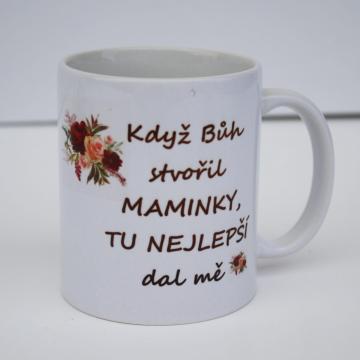 hrníček když bůh stvořil maminky